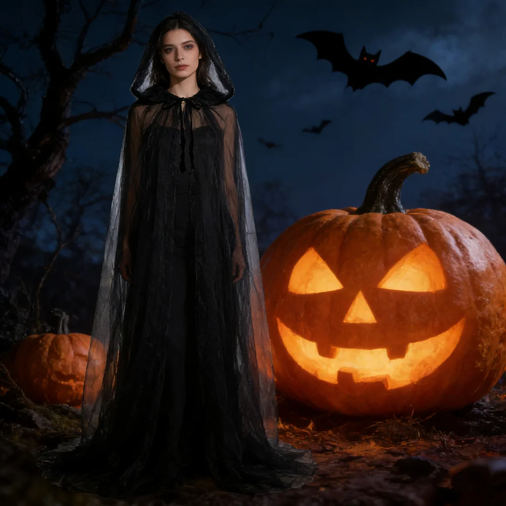 Selendang Pengantin Hitam Juba - Women'S Vampire Accessories ulasan dan harga