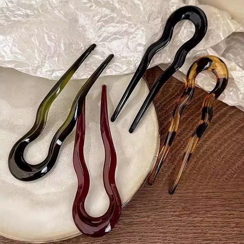 Jepit Rambut Akrilik Elegan Be - Women Knight Accessories ulasan dan harga
