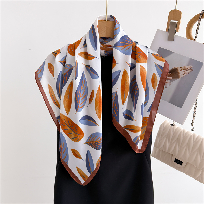 Syal Persegi 70Cm Gambar Cetak - Silk Scarf Square ulasan dan harga