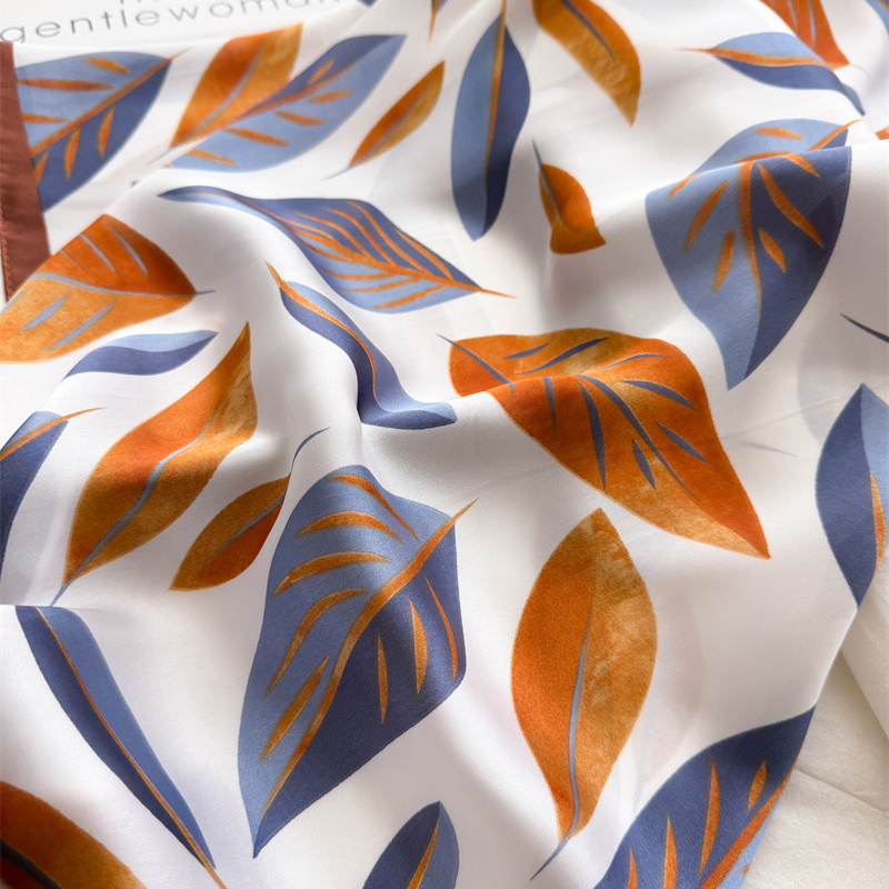 Syal Persegi 70Cm Gambar Cetak - Silk Scarf Square ulasan dan harga