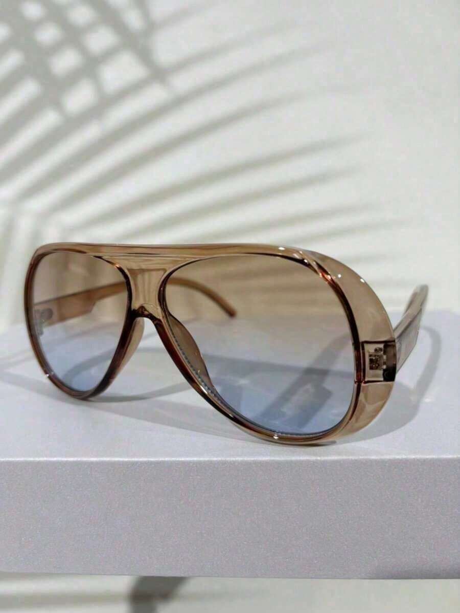 1 Buah Kacamata Fashion Perseg - Sunglasses Oversized Square ulasan dan harga