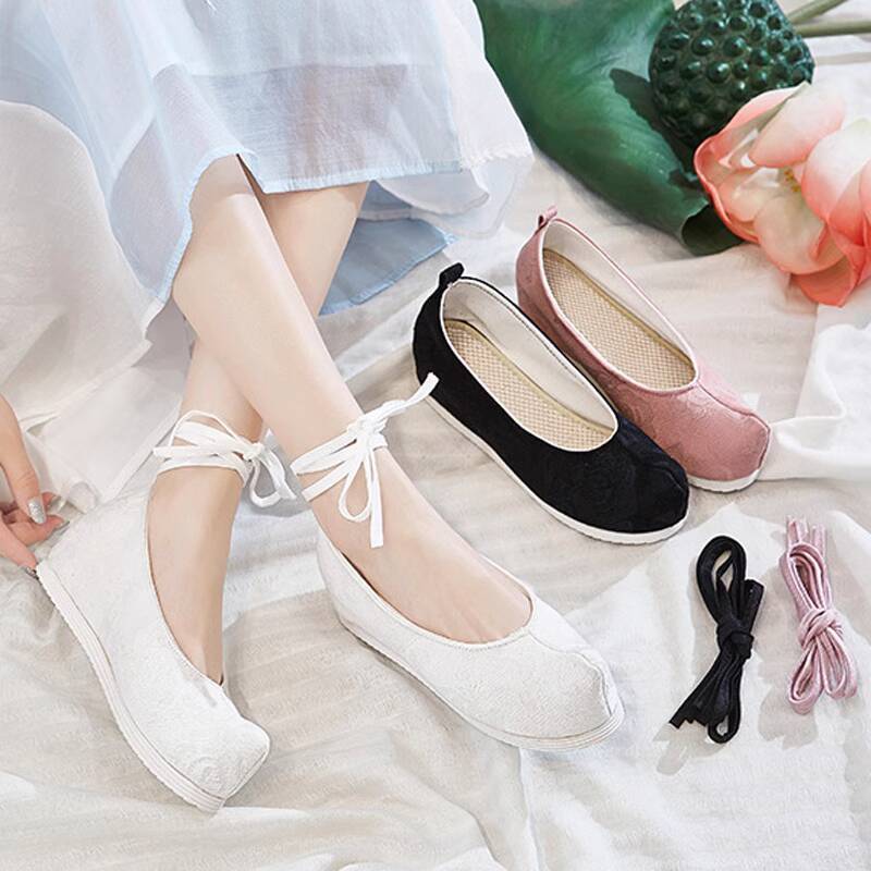 Sepatu Hanfu Warna Solid Gaya  - Women'S Accessories For Shoes ulasan dan harga