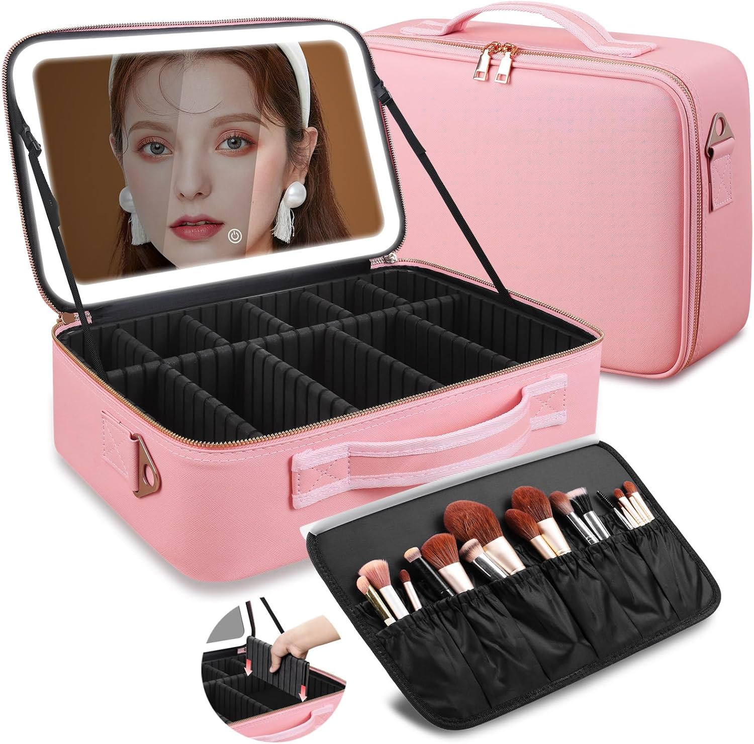Tas Makeup Kapasitas Besar 15' - Women Accessories Box ulasan dan harga