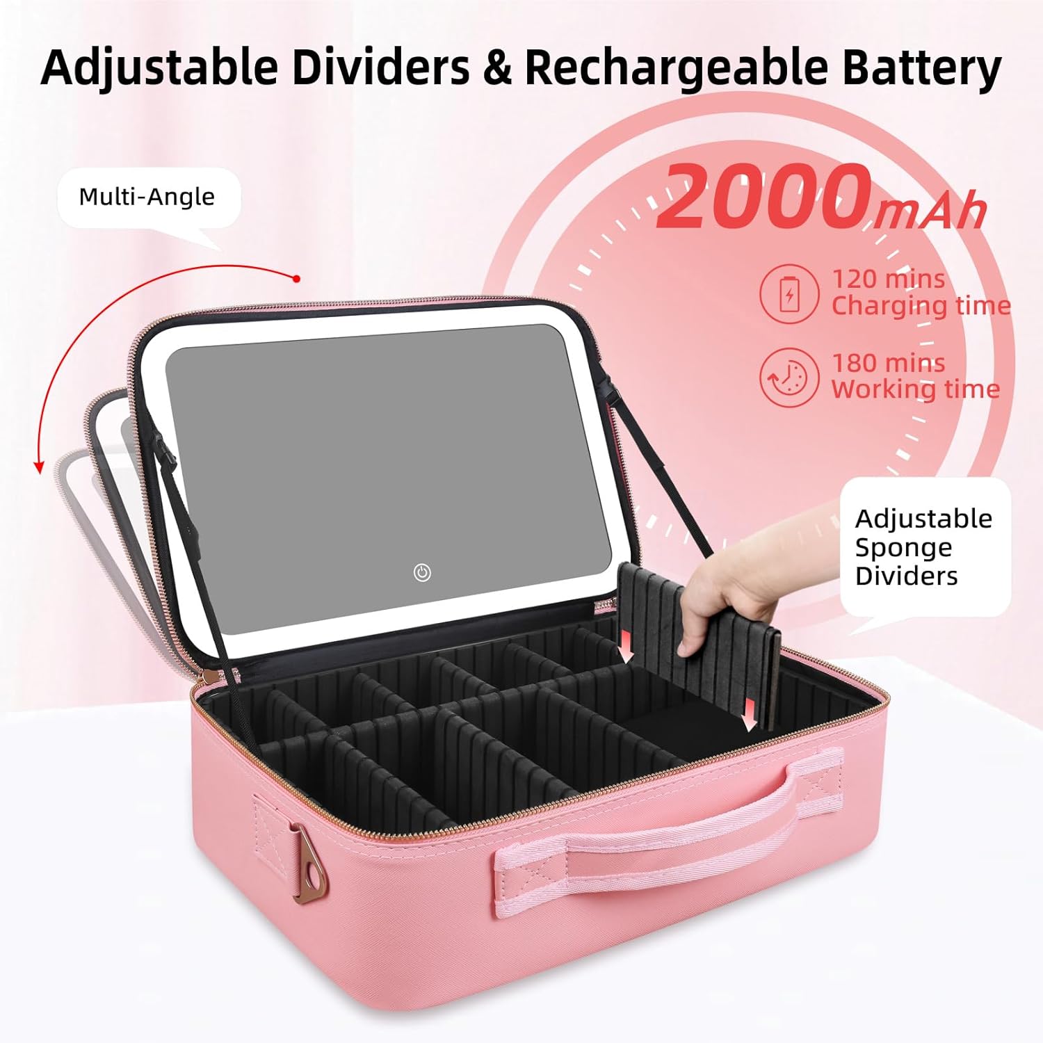 Tas Makeup Kapasitas Besar 15' - Women Accessories Box ulasan dan harga